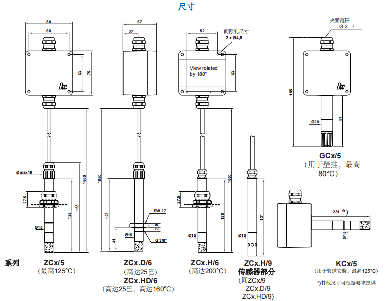 盖加美Galltec+mela C47 温湿度变送器批发